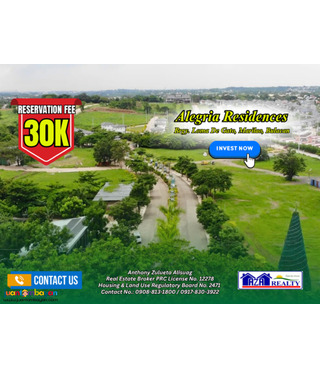 112sqm. Lot For Sale Alegria Residences Marilao Bulacan