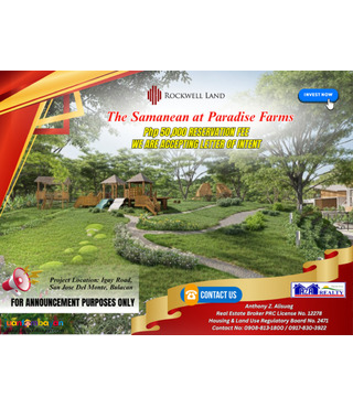 rOCKWELL Lot For Sale in San Jose Del Monte Bulacan