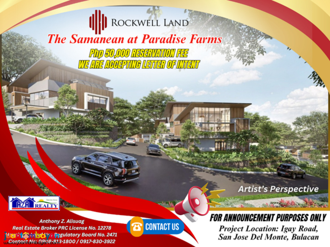 rOCKWELL Lot For Sale in San Jose Del Monte Bulacan