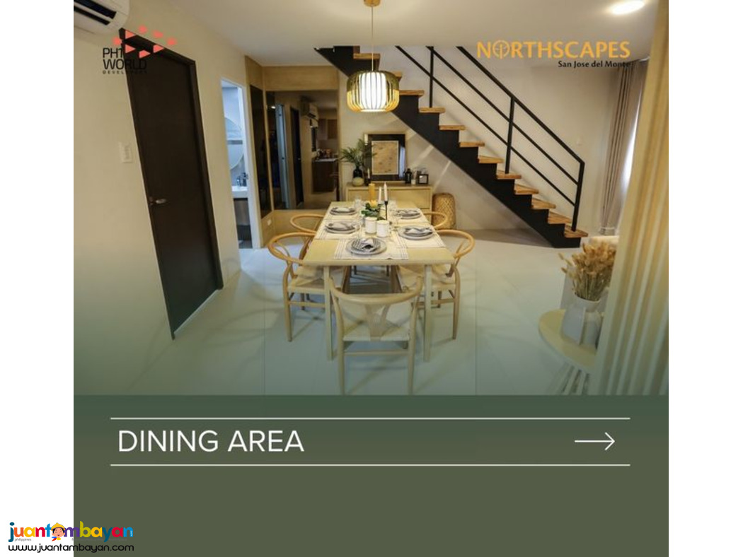 Salana 3BR Townhouse 132sqm. Northscapes SJDM Bulacan