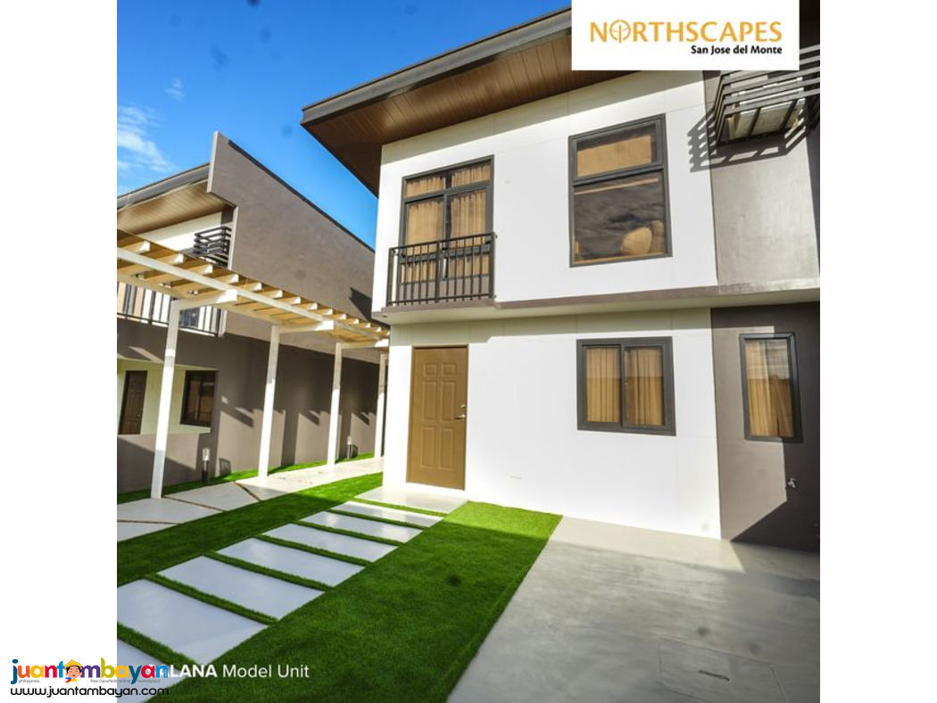 Salana 3BR Townhouse 132sqm. Northscapes SJDM Bulacan