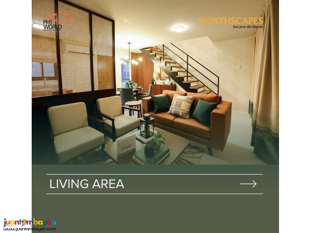 Elia 3BR Single Attached 132sqm. Northscapes SJDM Bulacan