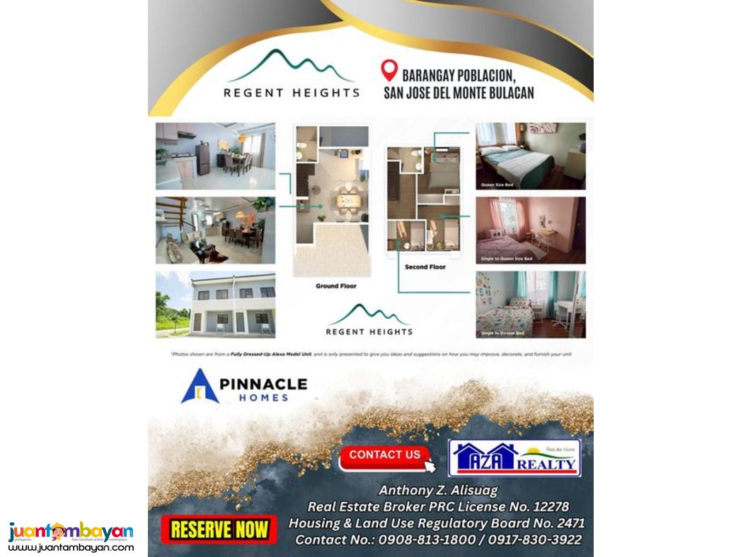 Alexa 2BR Townhouse Regent heights San Jose Del Monte Bulacan