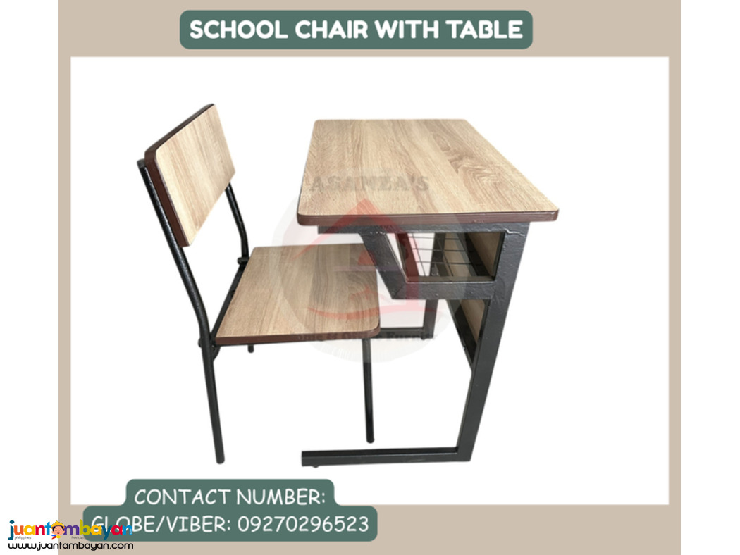 SCHOOL CHAIR WITH TABLE 