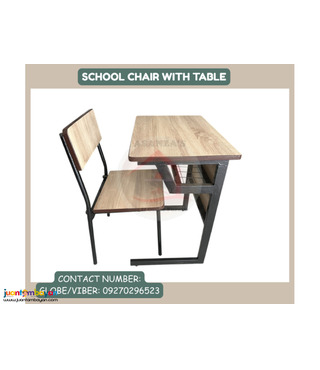 SCHOOL CHAIR WITH TABLE 
