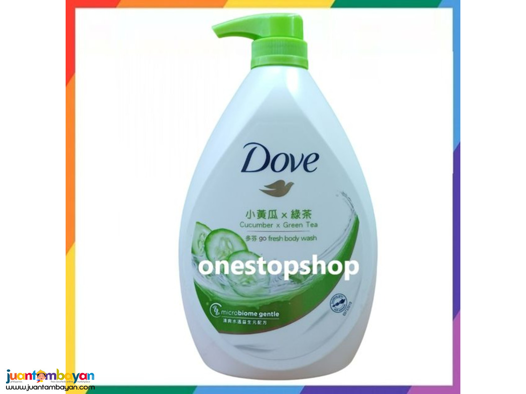 Dove Go Fresh Cucumber and Green Tea Body Wash 1000mL 多芬 小黃瓜×綠茶 沐浴露