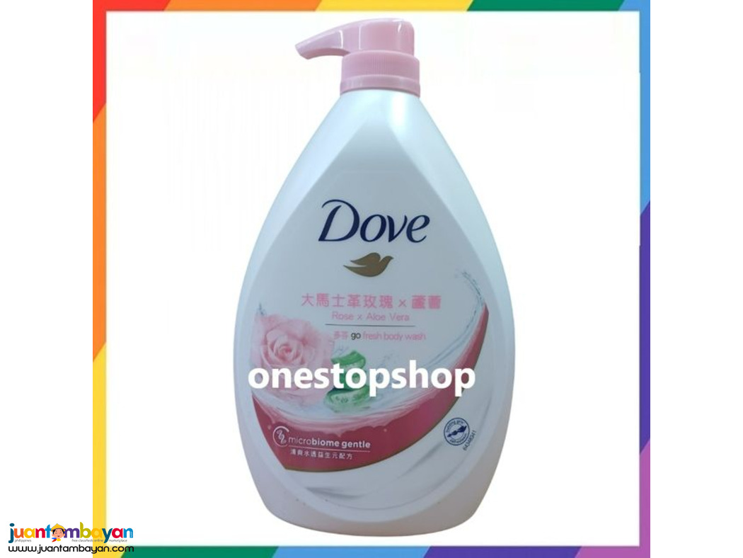 Dove Go Fresh Rose + Aloe Vera Body Wash 1000mL 多芬  大馬士革玫瑰×蘆薈  沐浴露