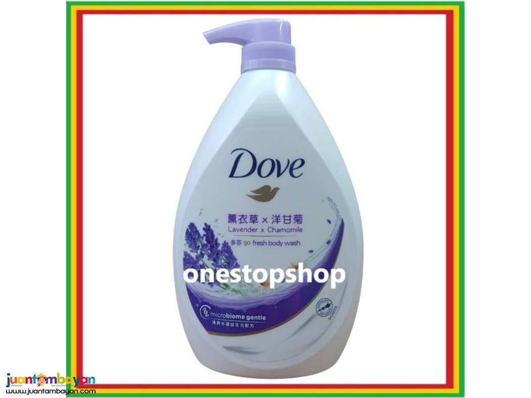 Dove Go Fresh Lavender & Chamomile Body Wash 1000mL 多芬 薰衣草×洋甘菊 沐浴露