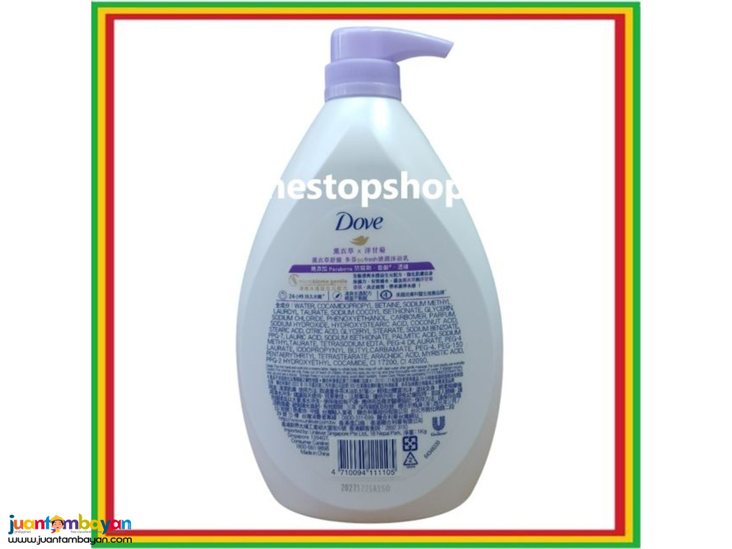 Dove Go Fresh Lavender & Chamomile Body Wash 1000mL 多芬 薰衣草×洋甘菊 沐浴露