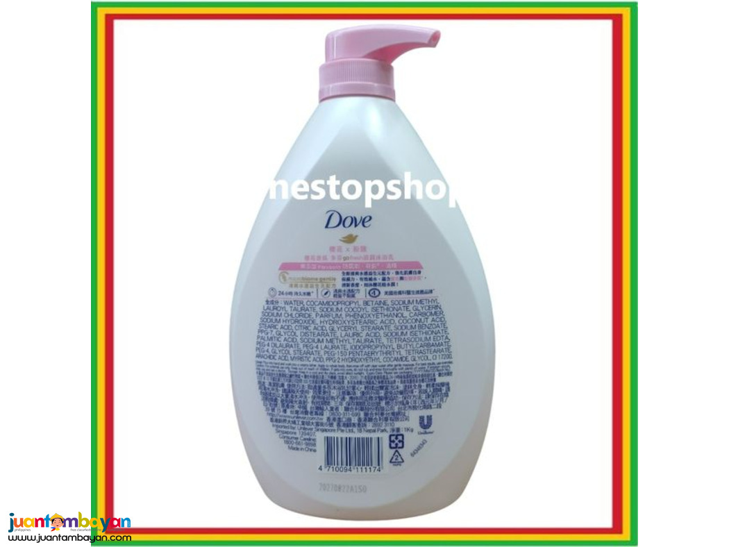 Dove Go Fresh Sakura + Pink Salt  Body Wash 1000mL 多芬 櫻花×粉鹽 沐浴露