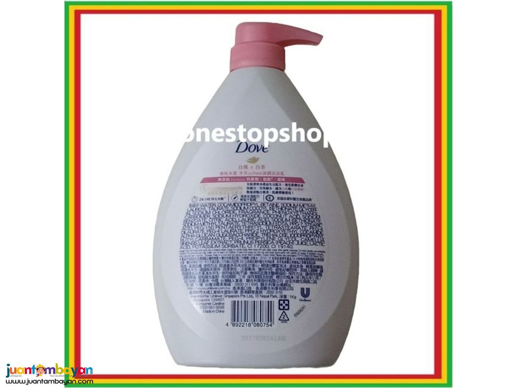 Dove Go Fresh White Peach + White Tea  Body Wash 1000mL 多芬 白桃×白茶  沐浴露