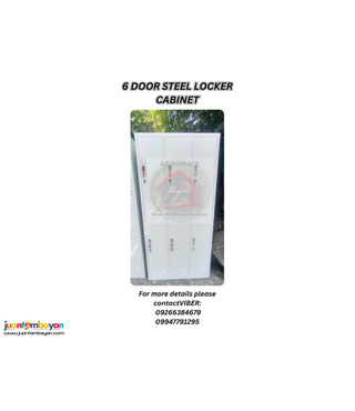 6 AND 9 DOOR STEEL LOCKER CABINET