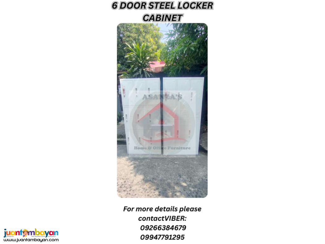 6 AND 9 DOOR STEEL LOCKER CABINET