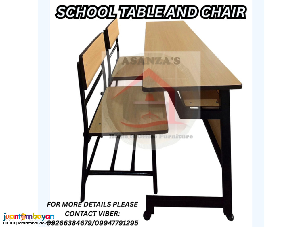 SCHOOL TABLE AND CHAIR