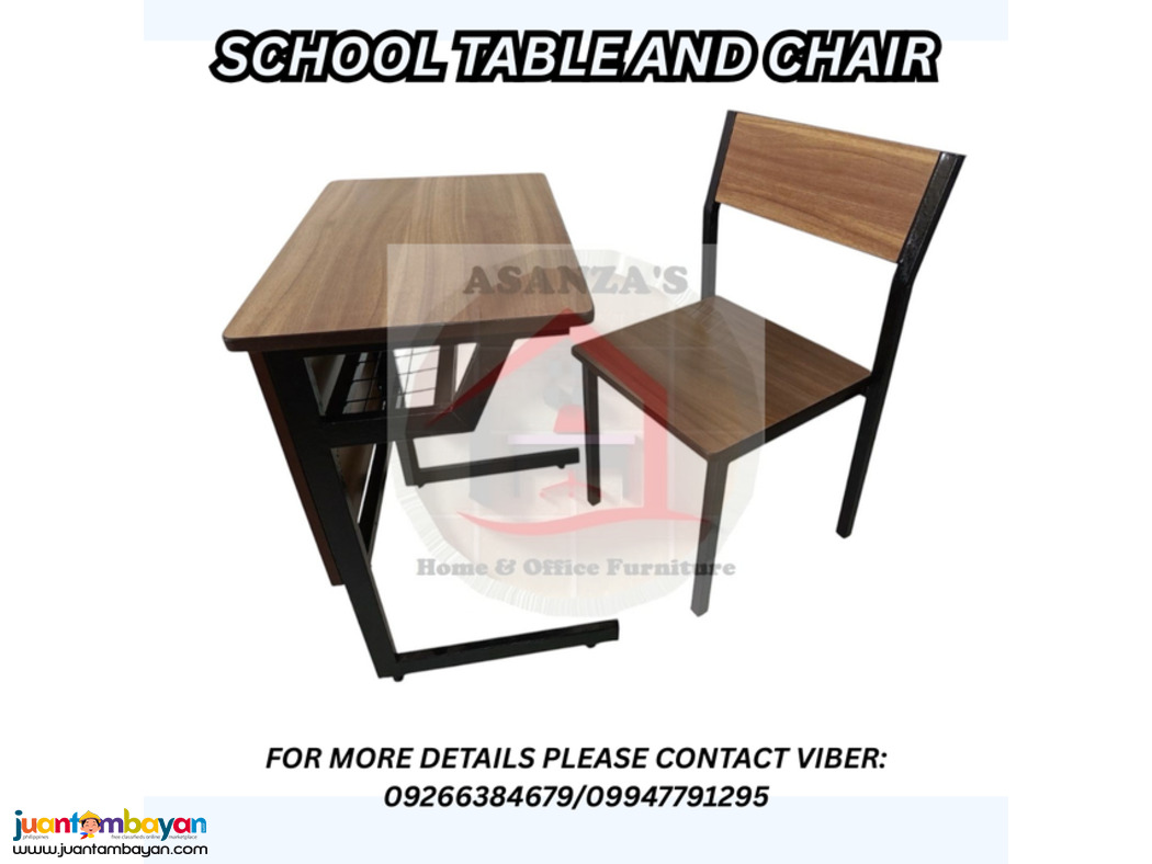 SCHOOL TABLE AND CHAIR