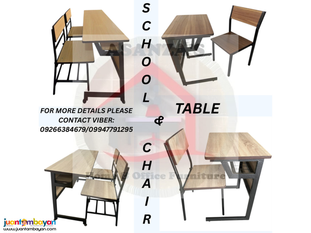 SCHOOL TABLE AND CHAIR
