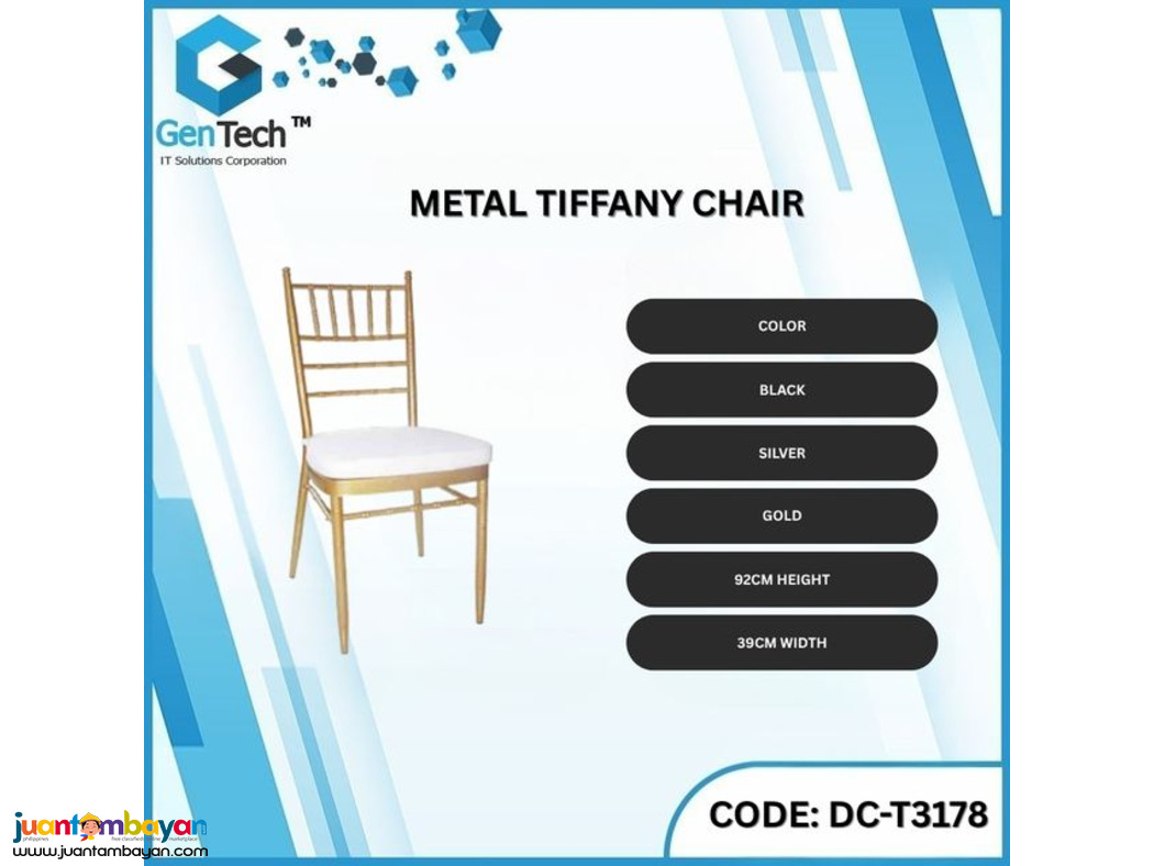 Vintage Tiffany-Style Metal Dining Chair Vintage Tiffany-Style Metal Dining Chair
