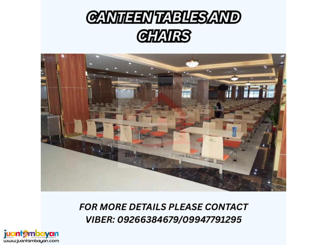 CANTEEN TABLES AND CHAIRS