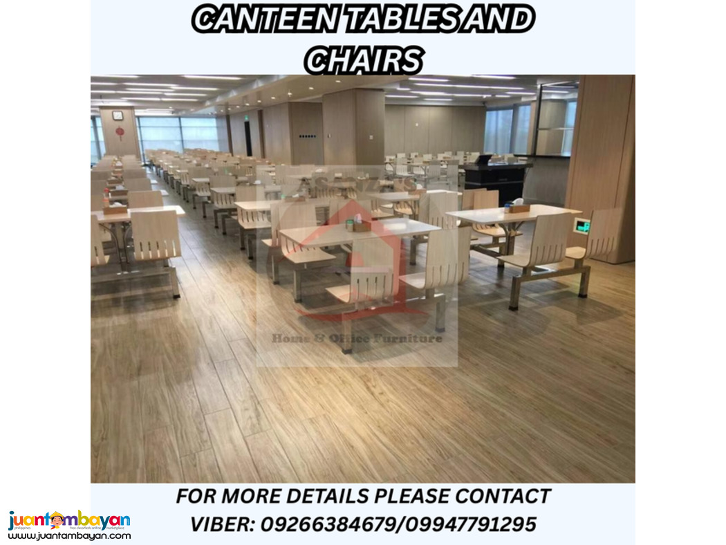 CANTEEN TABLES AND CHAIRS