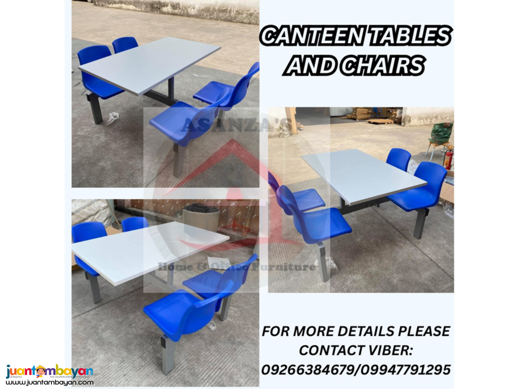 CANTEEN TABLES AND CHAIRS