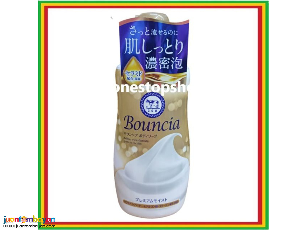 Cow Brand Bouncia Body Soap Premium Moist 460mL 牛牌 沐浴乳