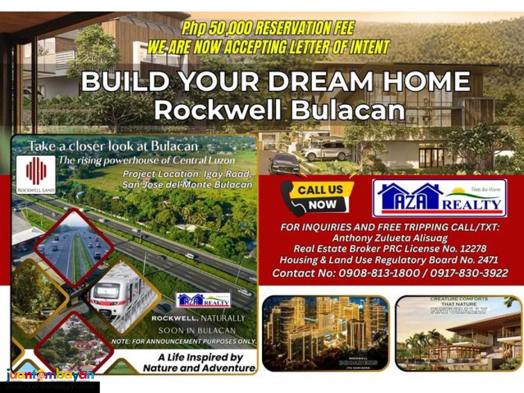rOCKWELL Lot For Sale in San Jose Del Monte Bulacan
