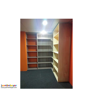 open costumized shelves rack