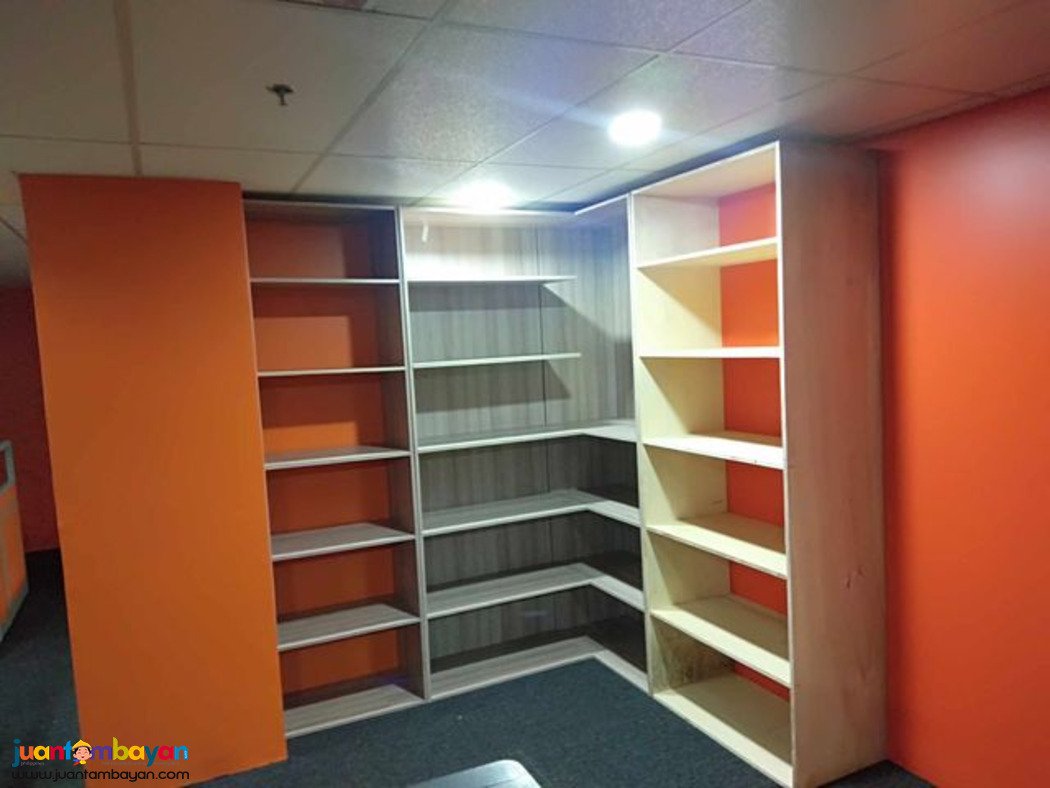 open costumized shelves rack