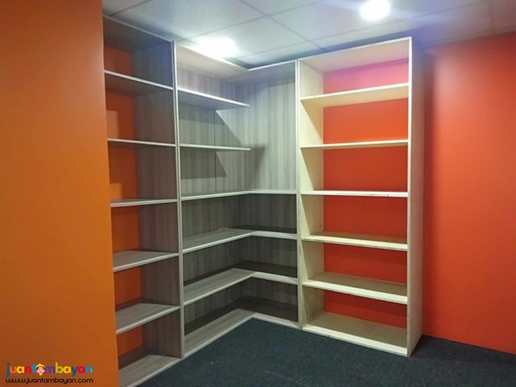 open costumized shelves rack