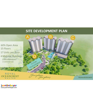 1BR CONDO NEAR BEACHES IN CEBU ROYAL OCEAN CREST