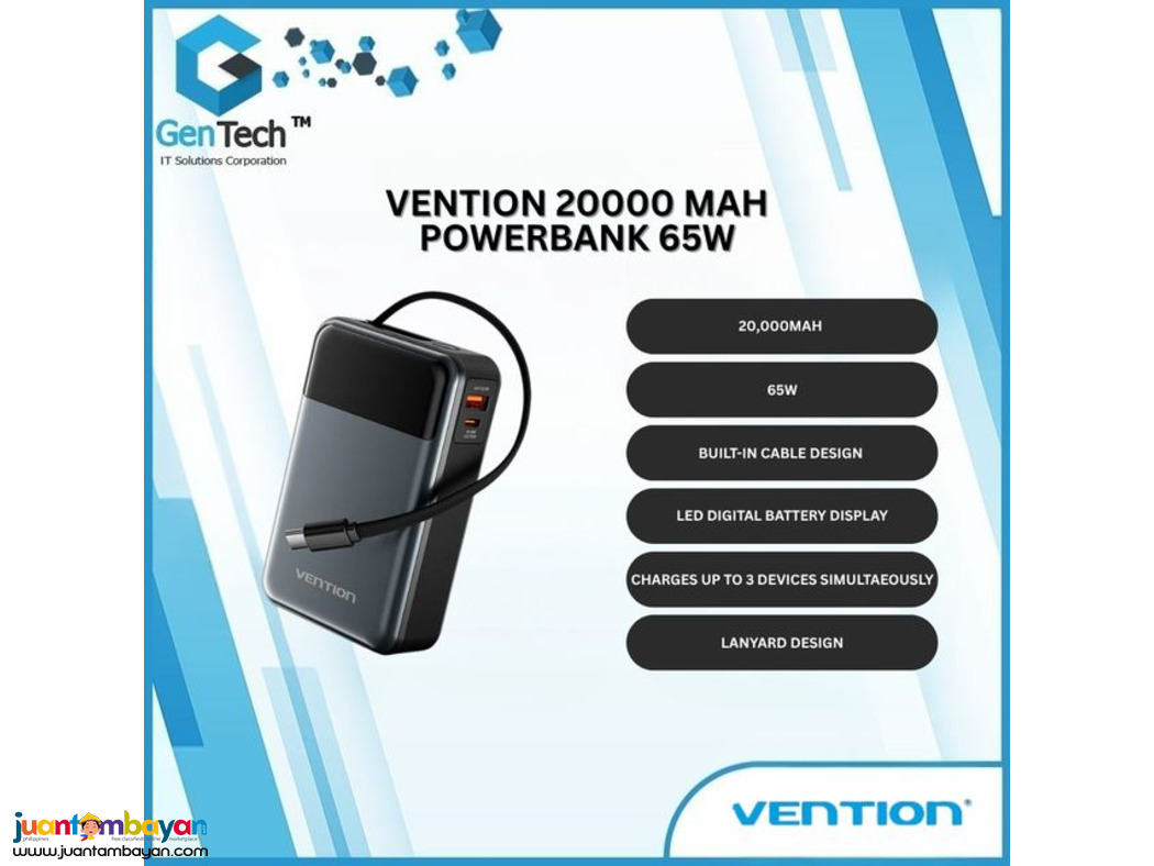 Vention 20,000mah Powerbank for SALE!! Vention 20,000mah Powerbank for SALE!!