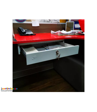 steel drawer with lock diy install under table