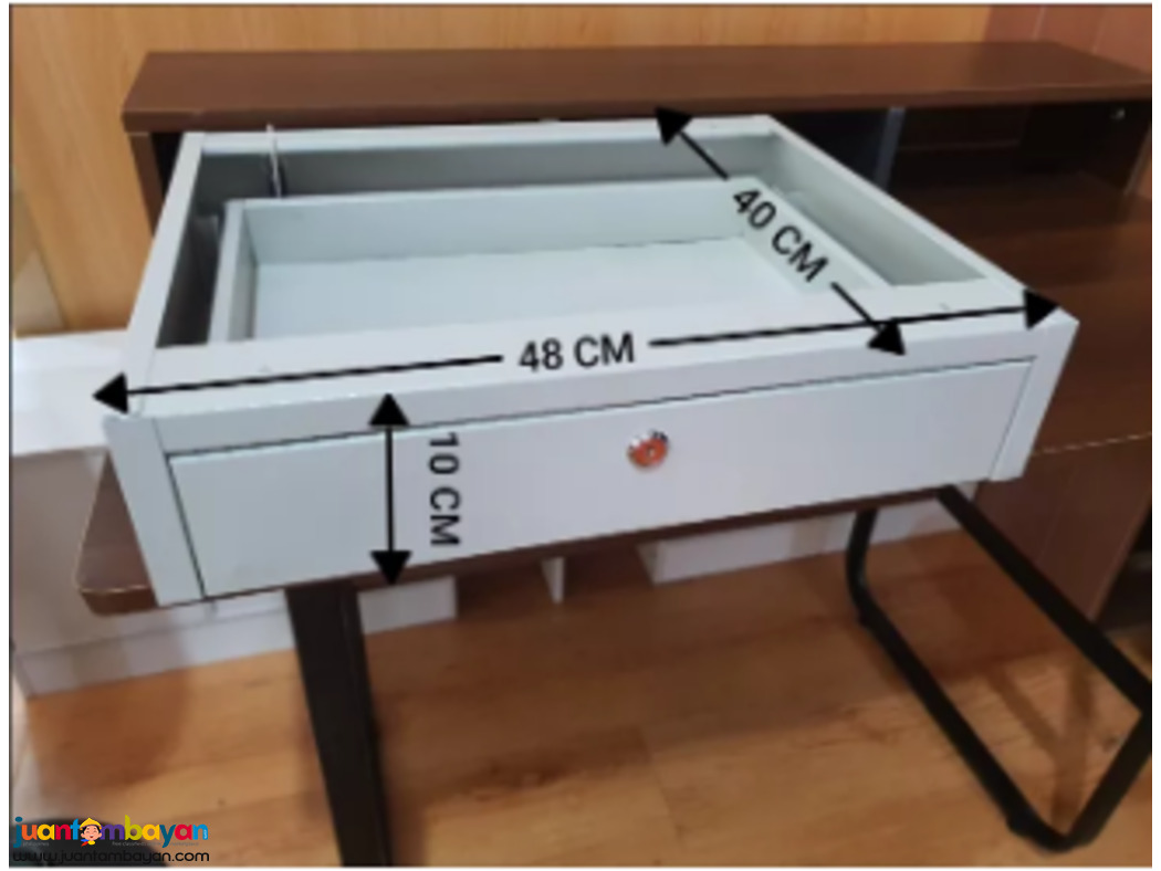 steel drawer with lock diy install under table