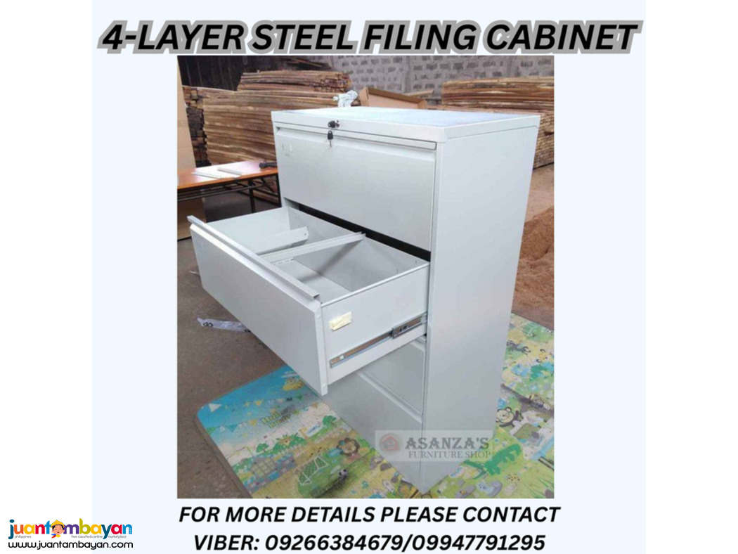 2 AND 4 LAYER STEEL FILING CABINET