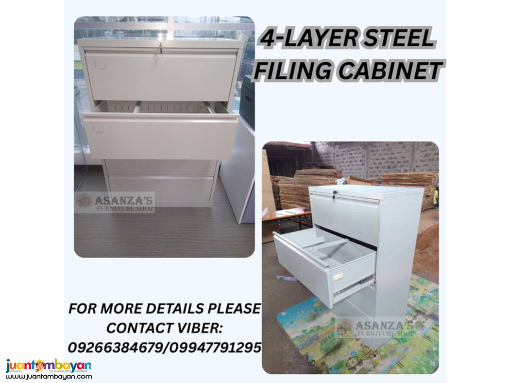 2 AND 4 LAYER STEEL FILING CABINET