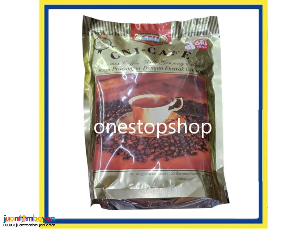 CNI Cafe Premix with Ginseng Extract 20 x20g