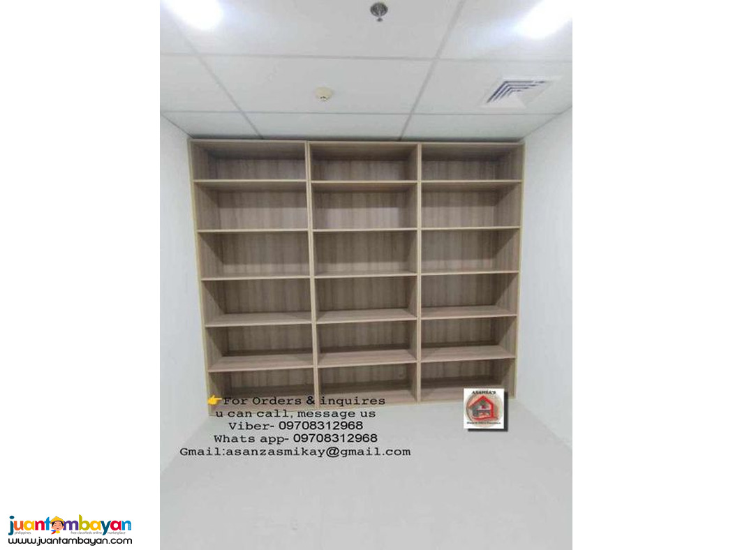 open costumized shelves rack