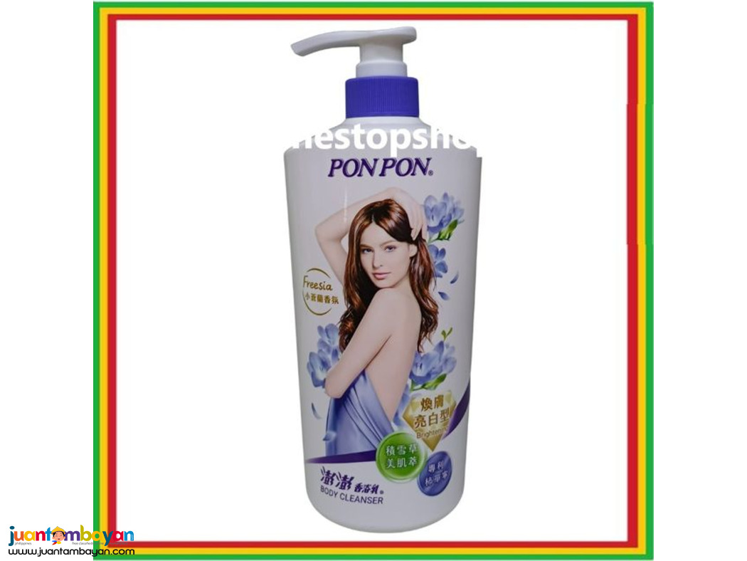 Pon Pon Brightening Freesia Fragrant Body Wash 850g 澎澎