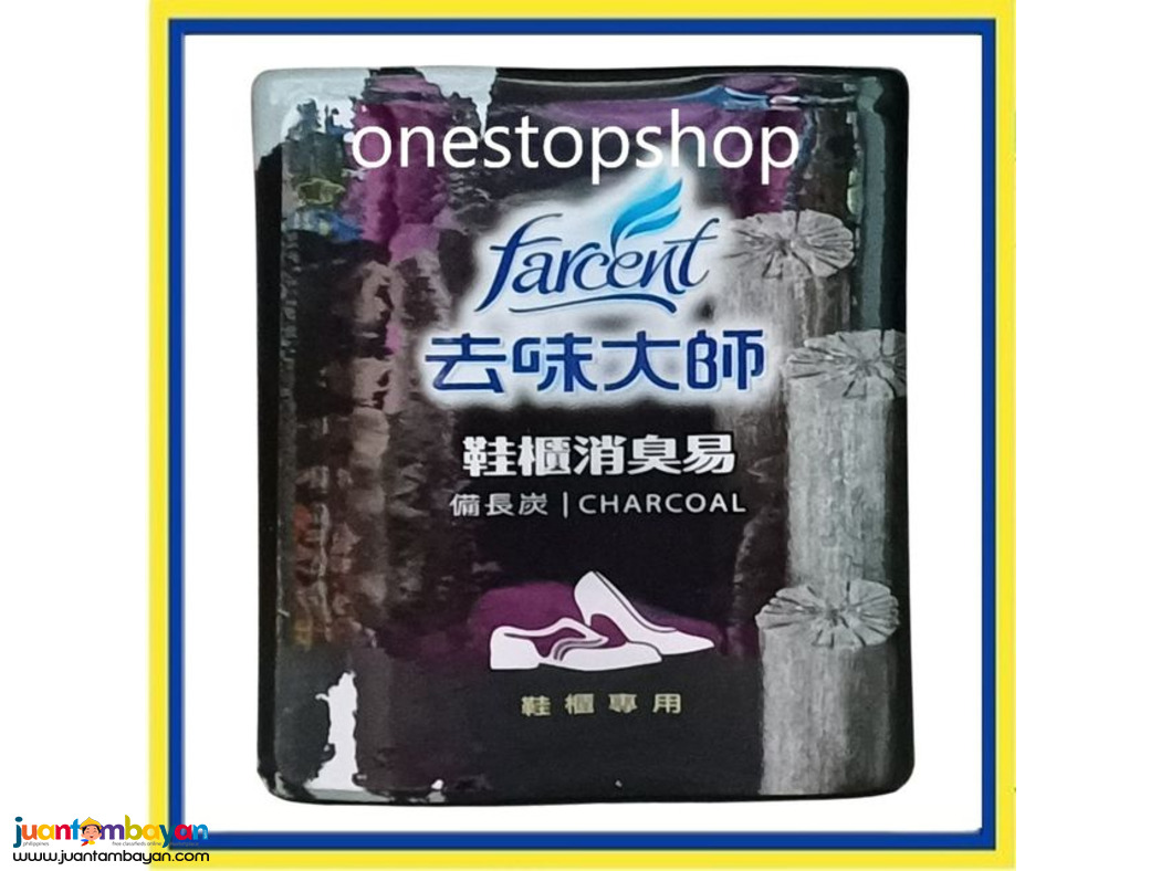 Farcent Charcoal Deodorizer Shoe Cabinet 60gx2 去味大師 鞋櫃消臭易 備長炭