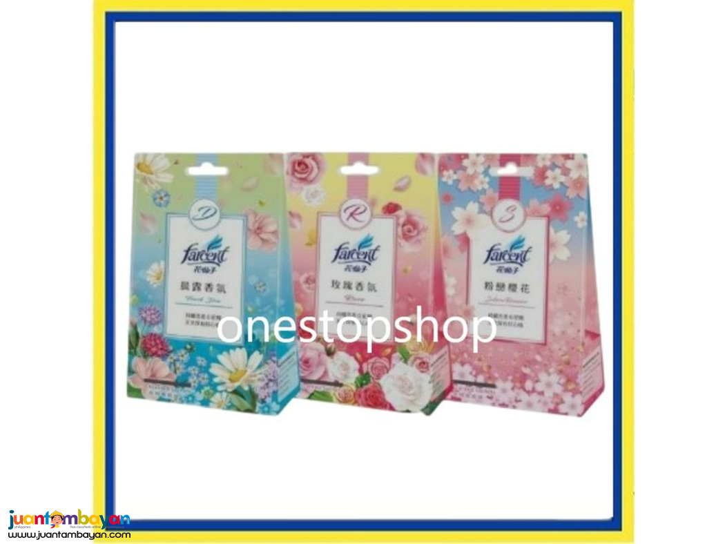 Farcent Wardrobe Clothing Fragrance Bag Deodorant Sachet 10gx3 Bag 花仙子 