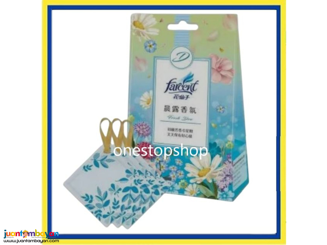 Farcent Wardrobe Clothing Fragrance Bag Deodorant Sachet 10gx3 Bag 花仙子 