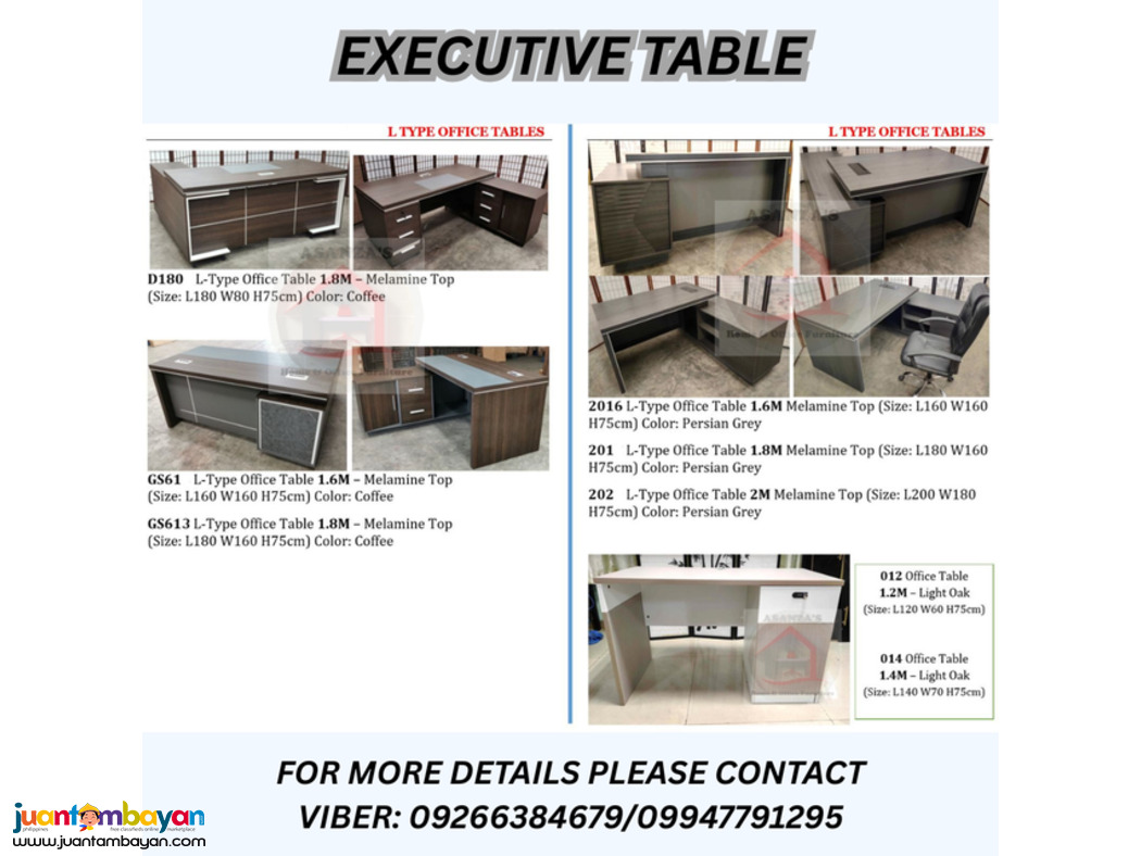 EXECUTIVE TABLE AND CONFERENCE TABLE