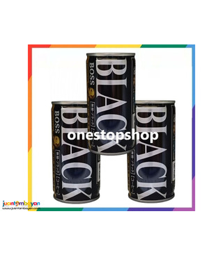 Suntory Boss Coffee Black 3 x185g