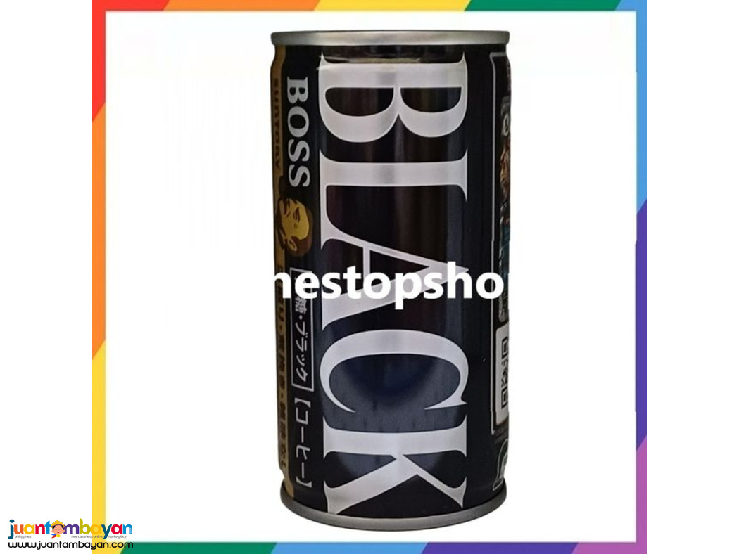 Suntory Boss Coffee Black 3 x185g