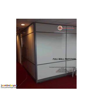 FULL WALL PARTITION WITH DOOR