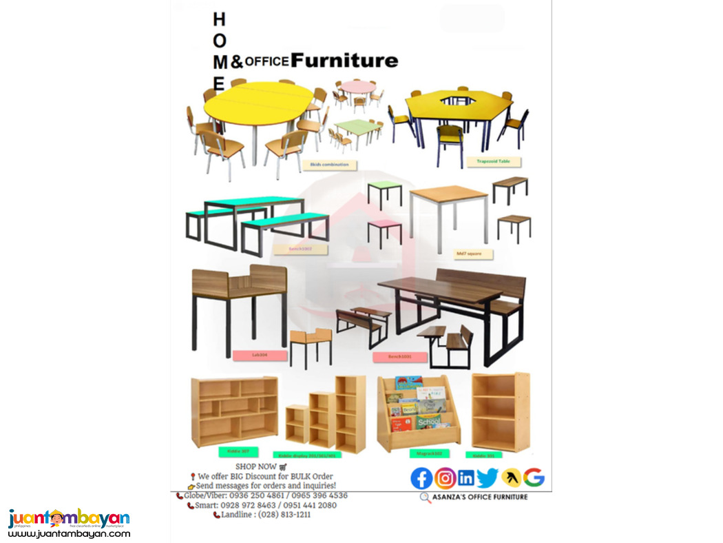 Office Table | Chairs | Custom Made - Direct Factory Sale