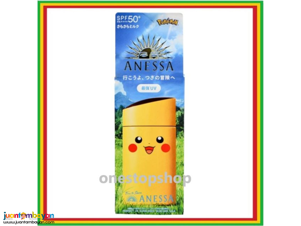 Shiseido Anessa Pokemon Perfect UV Sunscreen Skincare Milk 60mL