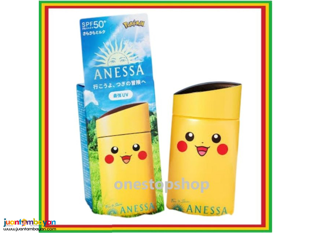 Shiseido Anessa Pokemon Perfect UV Sunscreen Skincare Milk 60mL