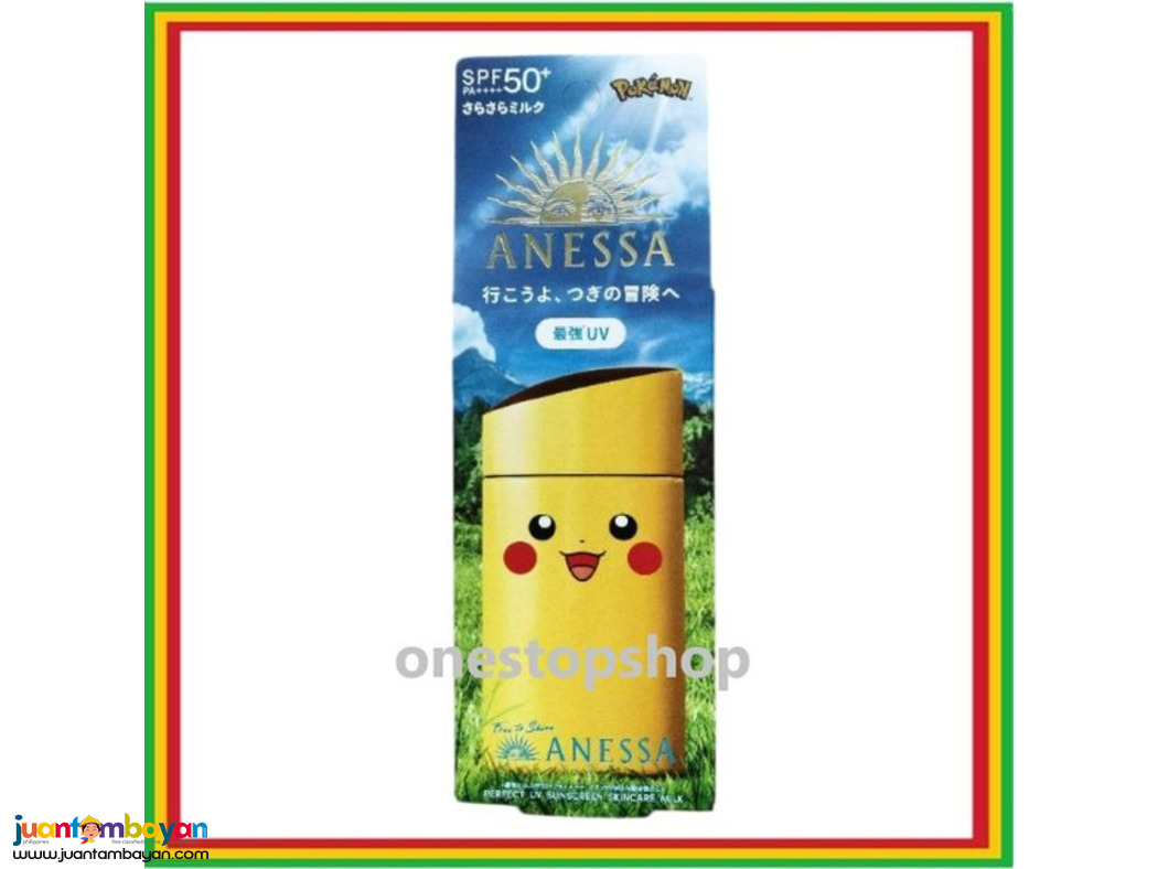 Shiseido Anessa Pokemon Perfect UV Sunscreen Skincare Milk 60mL