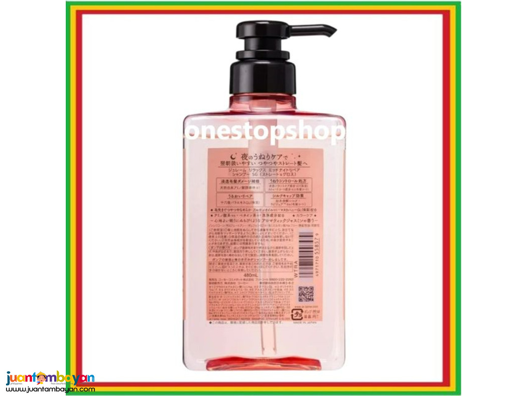 Je L'aime Relax Midnight Repair Straight Gloss Shampoo 480mL